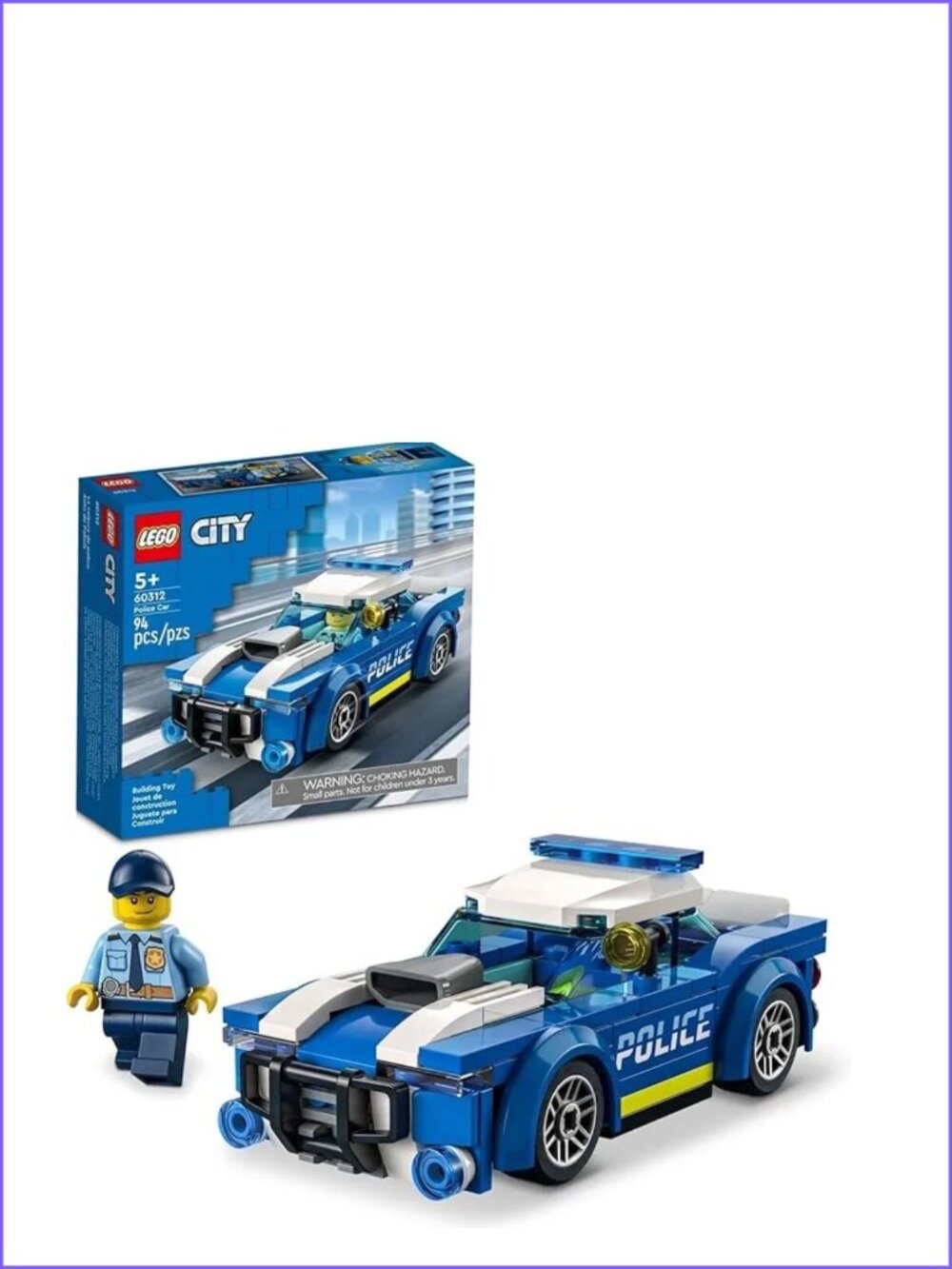 Lego City Police Car Toy 60312   Brand New